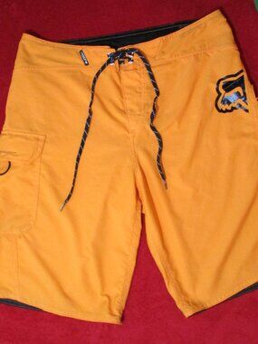 Fox Orange Board Shorts Swim Fox Racing